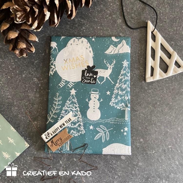 inpakpapier x-mas vintage, kadopapier kerstmis, inpakken, inpakinspiratie