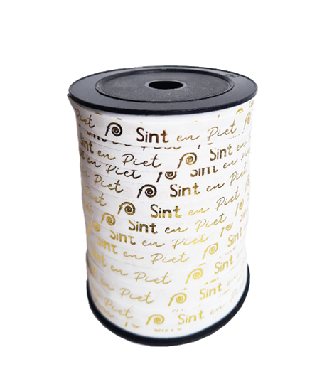 Krullint Sint en Piet, cadeau lint Sint en Piet