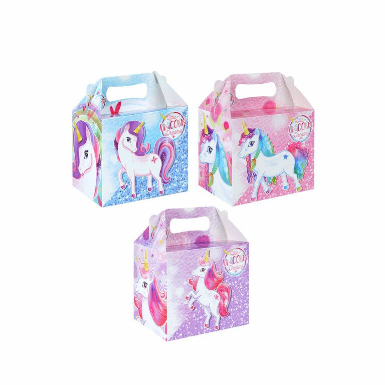 menubox unicorn, menubox eenhoorn, unicorn traktatie, eenhoorn traktatie, meiden traktatie