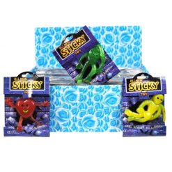 Enge plakkerige griezels, Halloween traktatie, plakfiguren Halloween