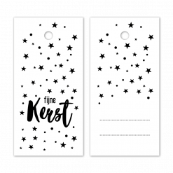 kadolabel fijne kerst, kadotag, kado label kerstmis, kerst inpakken