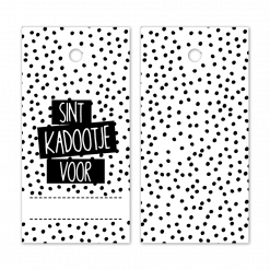 kadolabel Sint kadootje voor, Sinterklaas kadootje inpakken, kadotag, kadolabel, cadeau label