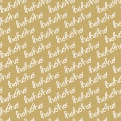 kadopapier hohoho kraft, inpakpapier hohoho kraft, cadeau papier kerstmis