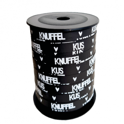 cadeaulint knuffel kus, krullint knuffel kus, inpakken