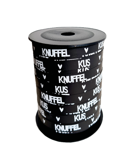cadeaulint knuffel kus, krullint knuffel kus, inpakken