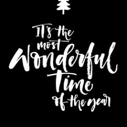 labelsticker its the most wonderful time of the year, kadosticker kerstmis, sluitsticker kerstmis, kerst inpakken