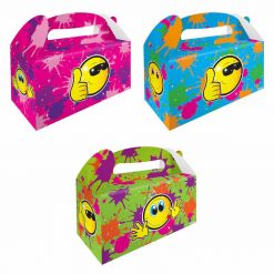 Menubox smiley XL, traktatie box smiley