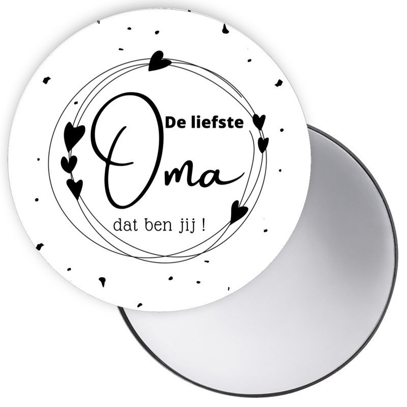 spiegeltje de liefste oma dat ben jij, spiegel oma, cadeau oma, verjaardag oma, cadeau moederdag