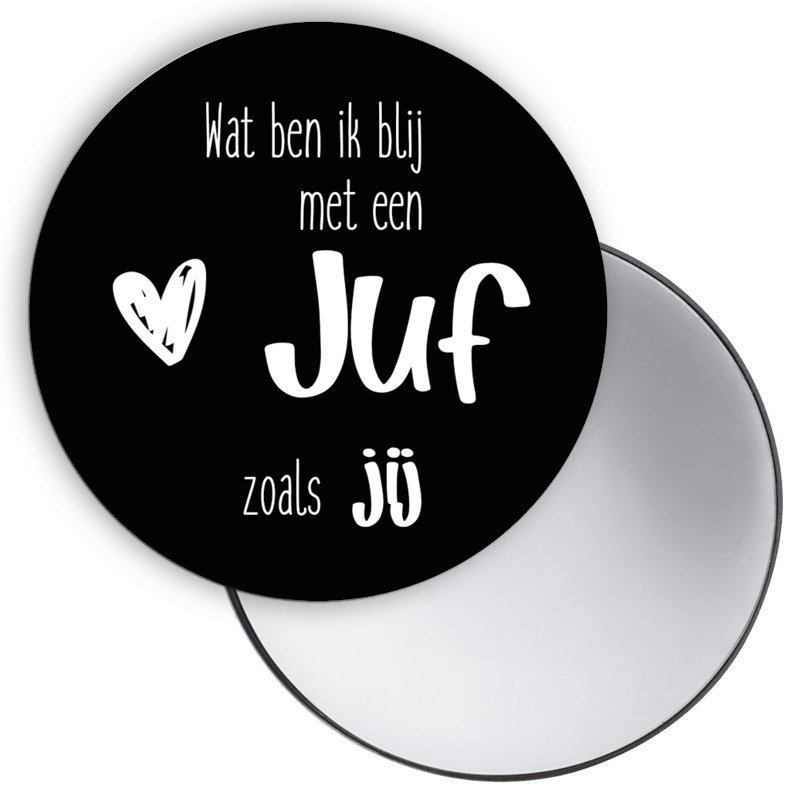 spiegeltje juf, cadeau juf, cadeau einde schooljaar, verjaardag juf