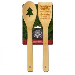 bamboe keukenset aangebrand kerst, kerst kado, keukenset kerstmis