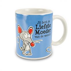 dierenmok liefste moeder, dieren mok liefste moeder, kado mama, kado moederdag, mok muisje