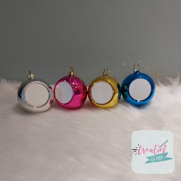 kerstbal met eigen foto, foto kerstbal,