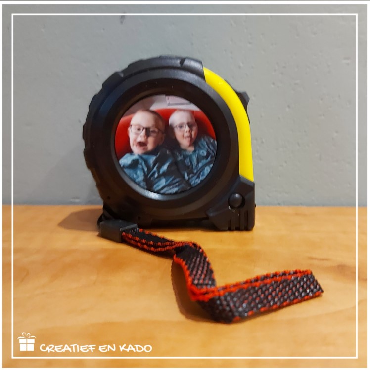 rolmaat met foto, foto kado, kado man, foto rolmaat