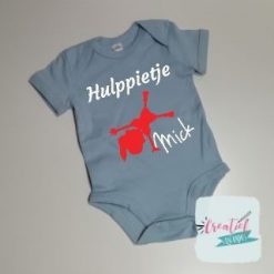 romper hulppietje met acrobaatpietje, romper hulppietje, romper sinterklaas, romper bedrukt