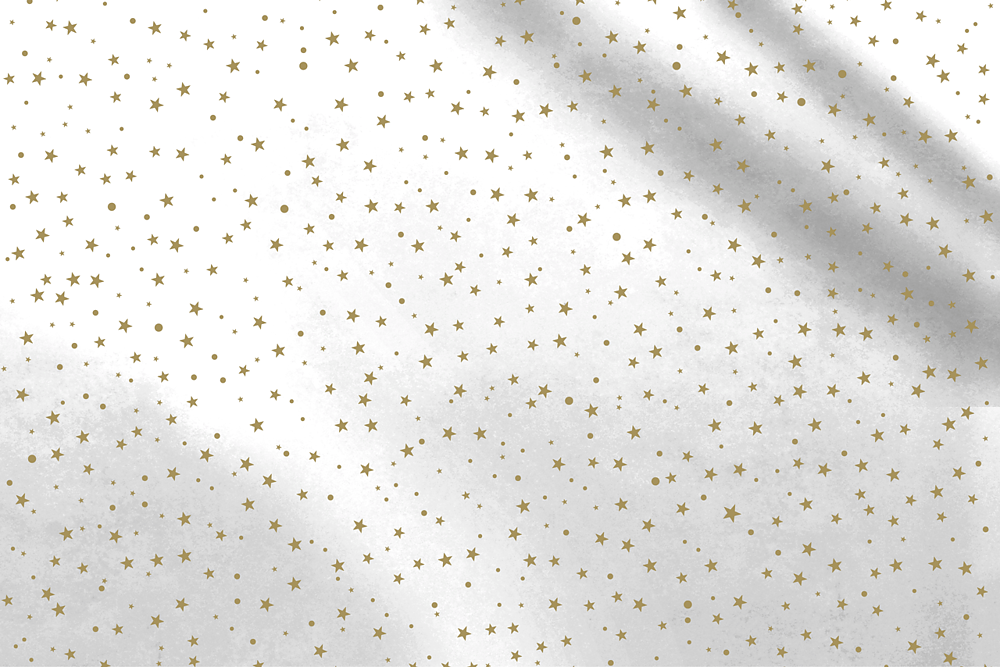vloeipapier stars & dots gold