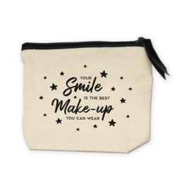 toilettas smile, toilettas beaty collection, cadeau voor haar, kadoset