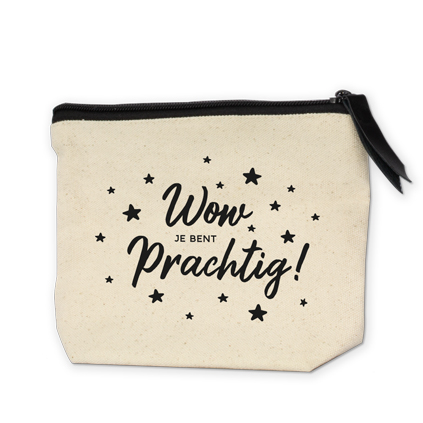 toilettas wow, wow je bent prachtig, beauty collection, kado voor haar, geschenkset