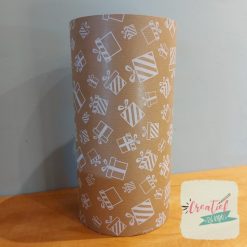 kadopapier kadootjes, inpakpapier kadootjes kraft