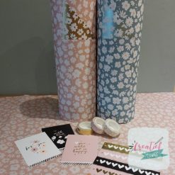 Millefleurs kadolijn, inpakken, printje van de week