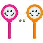 smiley spin drum, smiley traktatie, kleur traktatie, grappige traktatie, uitdeelkadootjes