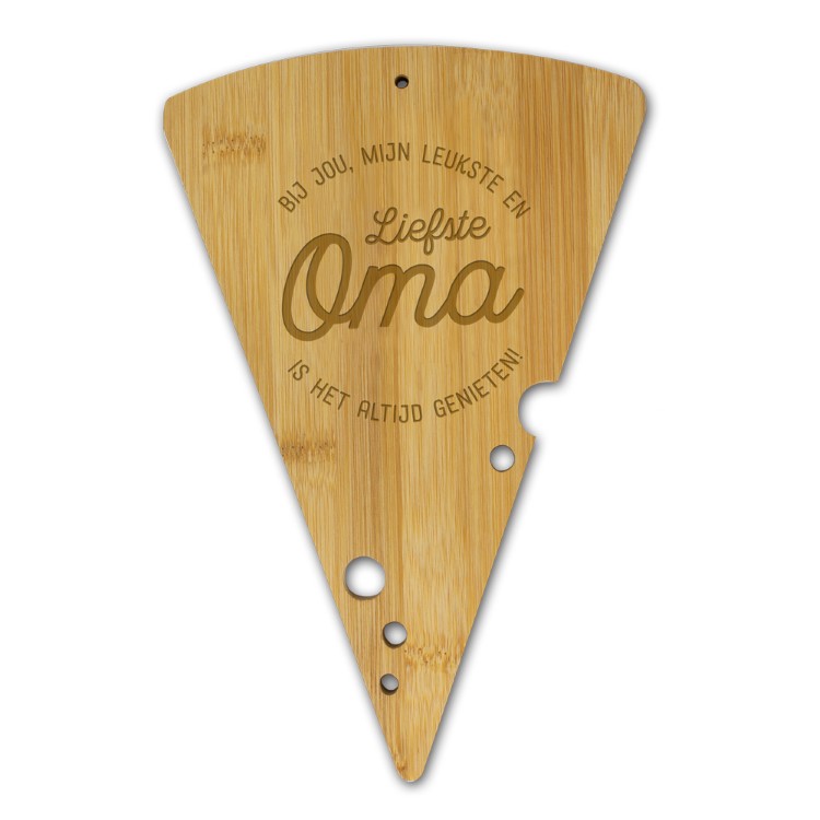 kaasplank oma, kado oma, Moederdag, cheese lover, kaasset