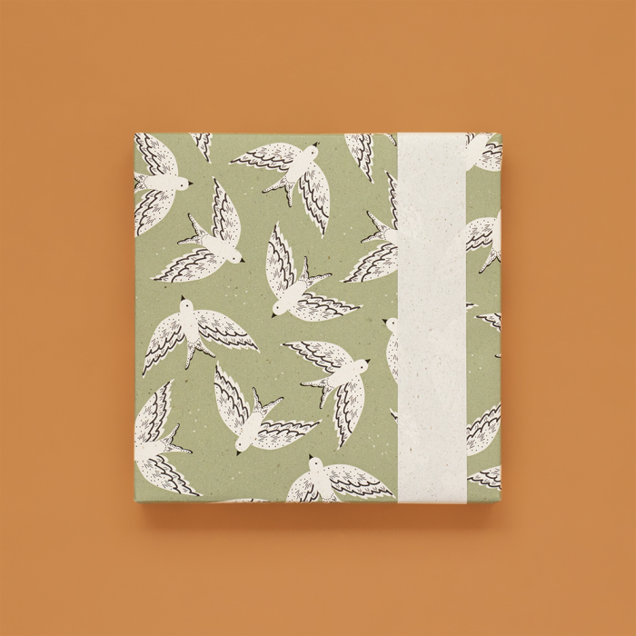 kadopapier birds, inpakpapier birds, inpakinspiratie