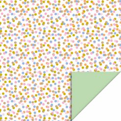 inpakpapier small confetti, kadopapier small confetti, inpakken