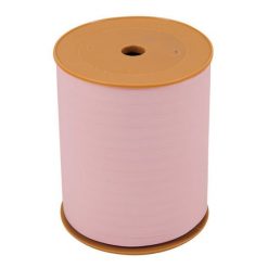 krullint vintage, krullint lichtroze, cadeau lint, inpakken