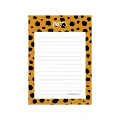 notitieblok notes, notitieblok cheetah, noteblock, stationary