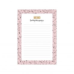 notitieblok memo sparkling, sparkling ideas popping up, noteblock, stationary
