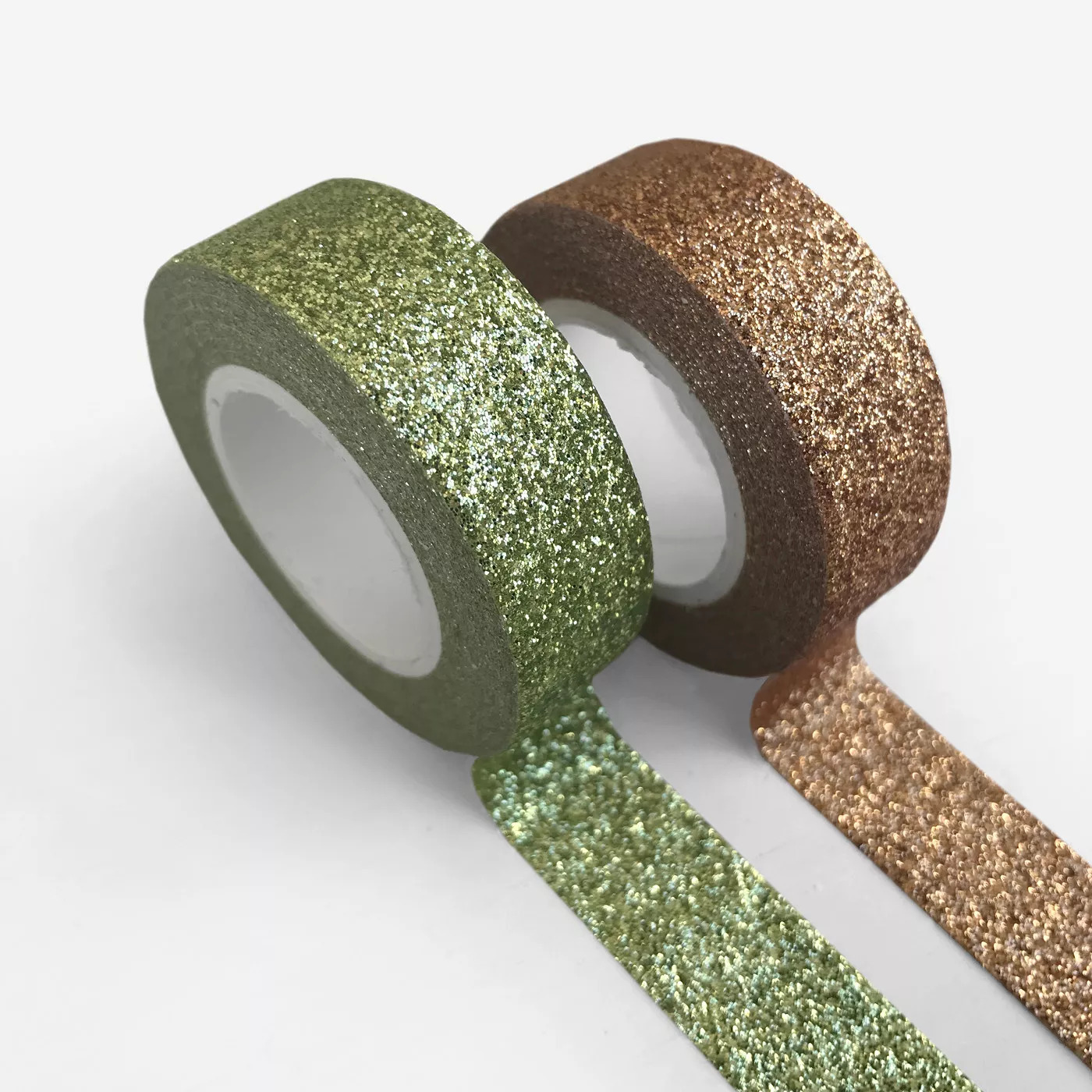 washitape glitter goud, washitape glitter groen, washitape kerst