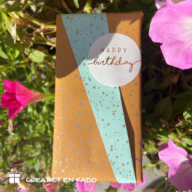 inpakpapier summer sparkle roest, inpakinspiratie