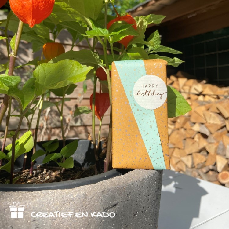 inpakpapier summer sparkle roest, kadopapier summer sparkle, inpakken, inpakinspiratie