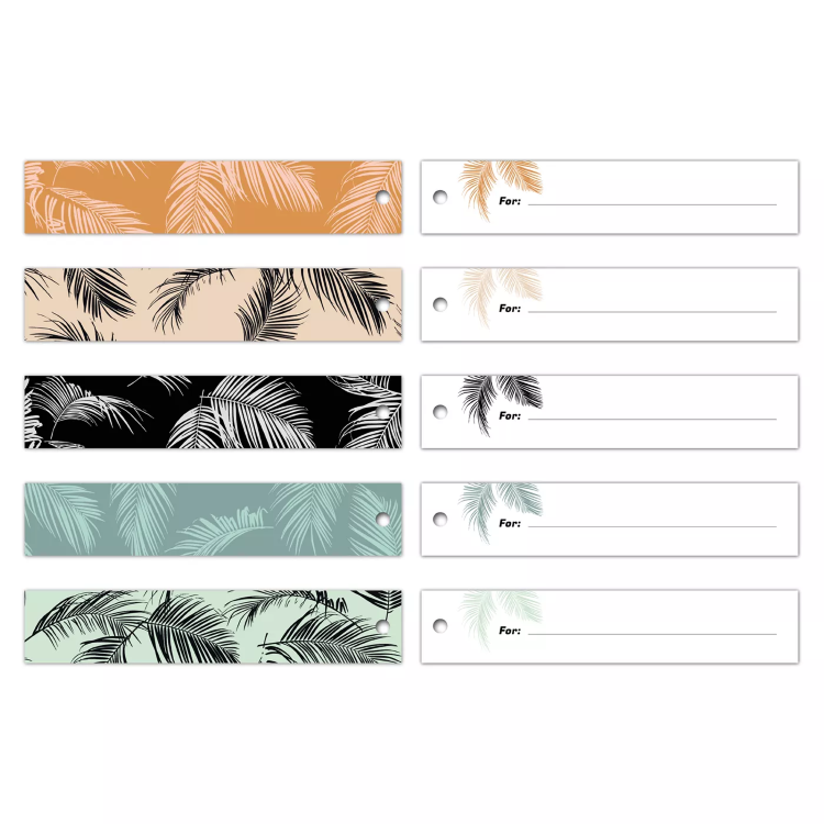 kadolabels palm leaves, inpakken