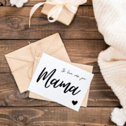 minikaart mama, mini kaartje mama