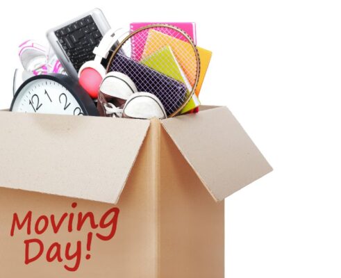 moving day, verhuisbericht