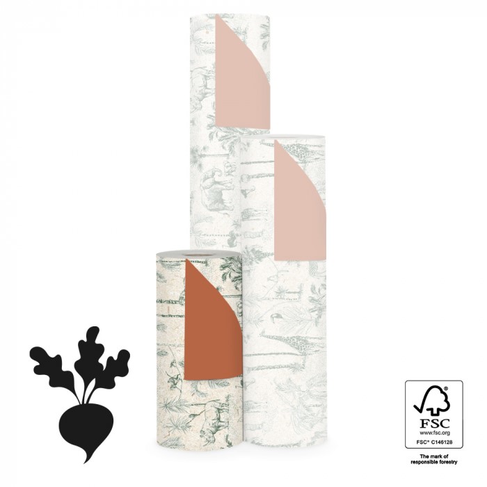 inpakpapier vintage jungle, inpakken, kadopapier