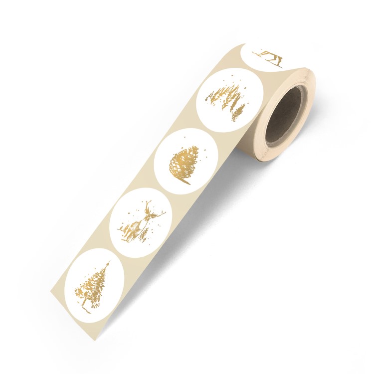 kadostickers reindeer forest, sluitstickers kerstmis
