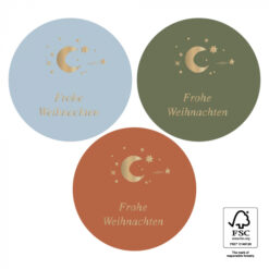 kadostickers frohe weinachten, inpakken kerstmis