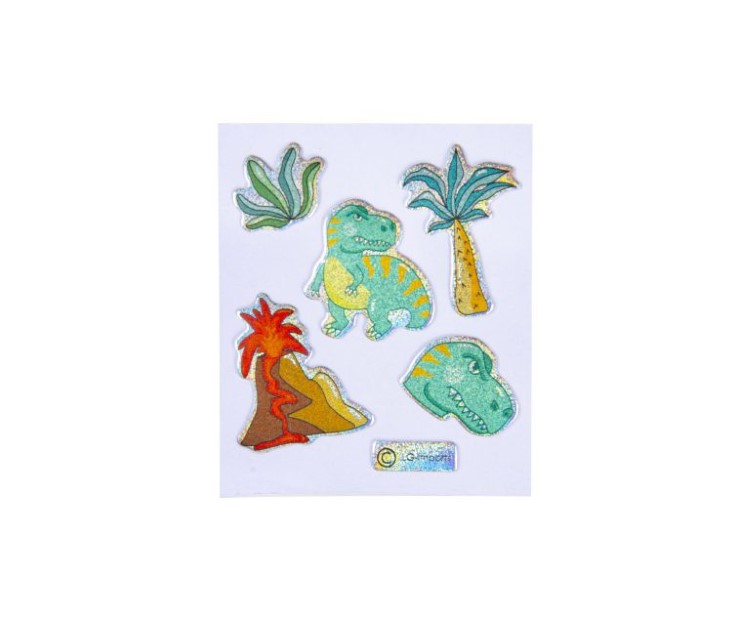 velletje dino stickers, uitdeelkadootjes, trakteren