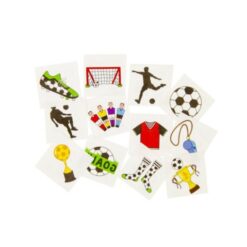 voetbal tattoos, voetbal traktatie, trakteren voetbal, uitdeelkadootjes