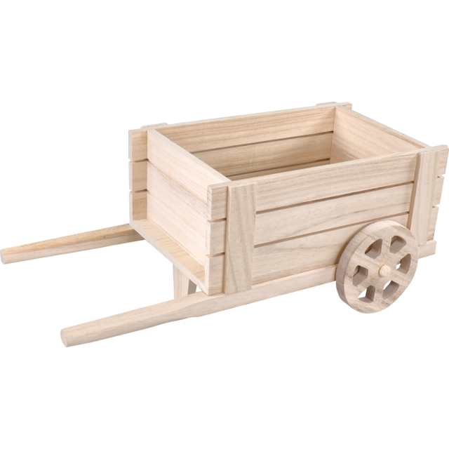 houten bierkruiwagen, houten kado, kado man
