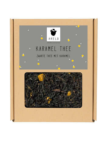 doosje karamel thee. doosje thee, losse thee