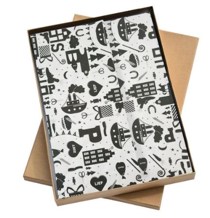 vloeipapier hop hop hop, zijdepapier Sinterklaas, inpakken