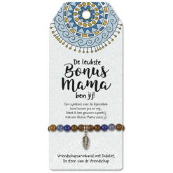 vriendschapsarmband bonusmama, kado moederdag, kado bonusmoeder