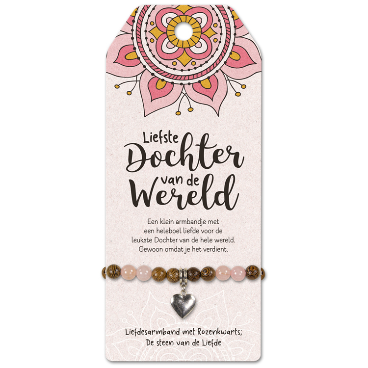 vriendschapsarmband dochter, kado dochter, liefste dochter