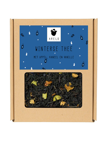 doosje winterse thee, doosje thee, losse thee