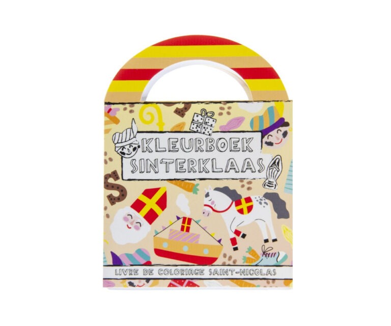 Sinterklaas kleurboekje met stickers, kleurboek Sinterklaas, schoenkado, trakteren, uitdeelkadootjes