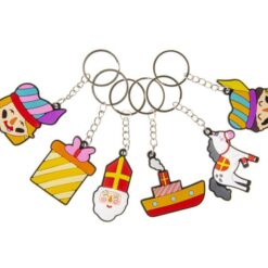 Sinterklaas sleutelhanger, traktatie sinterklaas, trakteren