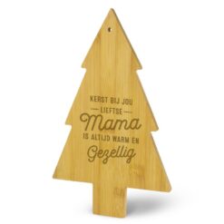 borrelplankje liefste mama, borrelplank kerstmis, kado mama, kerstkado moeder